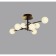 Ceiling chandelier Mantra Cellar, G4, 7x5W, 690x515x280 mm, black color