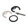 Kitchen mixer "TsS-SM cm511711", two-wound, flexible spout, brass, gray