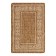 Eco carpet, rectangular, 50x80 cm, 100% polypropylene, jute