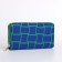 Women's wallet with lightning, blue color