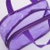 Cosmetic bag with lightning, with handles, purple color