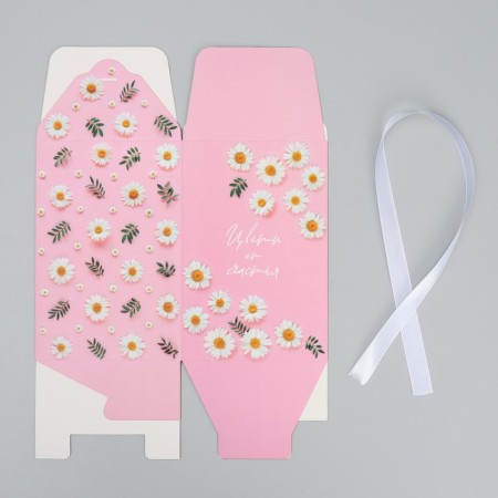 Gift folding box, packaging, “Blow with happiness”, 12 x 18 x 12 cm-7