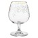 Set of glasses for brandy Sylvia, Panto, grouting gold, gold laying, 400 ml x 6 pcs.