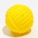 A toy for dogs squeaking "tangle of thread", 8 cm, yellow