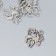 Decor for creativity Metal "Horse with a long mane" silver 2x1.6 cm