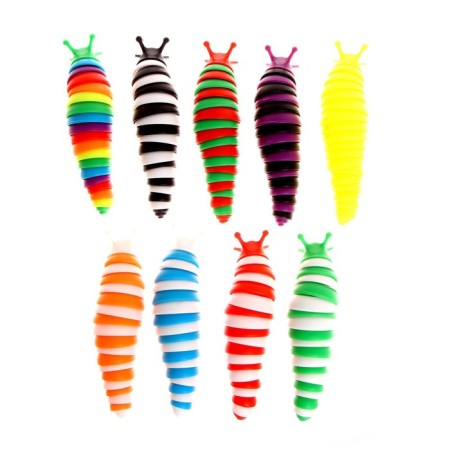 Developing toy "caterpillar", color mix-1