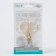 Children's manicure scissors, with a protective cap, type 1, milk color