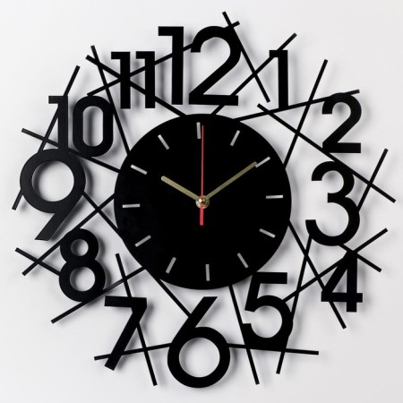 Wall-wall watches "Lorenzo", silent, d-40 cm, aa-1