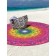 Pareo and beach rug "Chakr colors", d = 150 cm