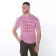 T -shirt male, pink color, size 46