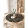 The tablecloth “Leaves on a dark background”, round, oxford, elastic band, size 140x140 cm, diameter 105-120 cm