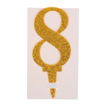 Topper "8", acrylic, Mix colors