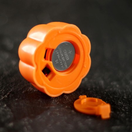 Candle "pumpkin", LED, species mix-3