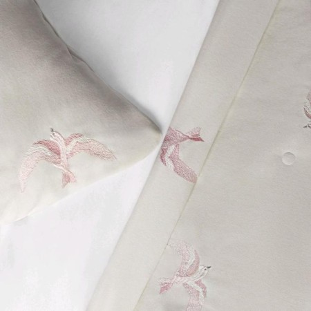 The Liberty set: a cover of 160 x 220 cm, pillowcases 40 x 40 cm - 2 pcs, white-3