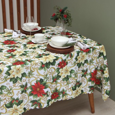 General tablecloth "Festive jewelry" 145*300 cm, 100% p/e-1