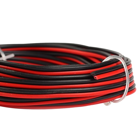 Acoustic cable Rexant ShVPM, 2x0.25 mm², 5 m, red-black, 01-6101-3-05-1