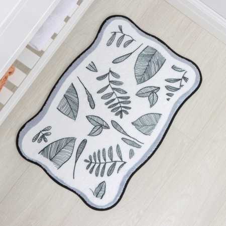 Liben -40 × 60 cm, gray color rug.-5