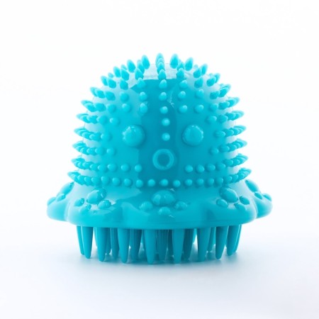Massage toy for dogs "Osminog" 10 cm, TPR, blue