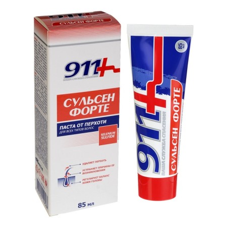 Pasta from dandruff 911 Sulsen Forte, 85 ml