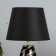 Casinius desktop E14 40W black and gold 22x22x35 cm Risalux