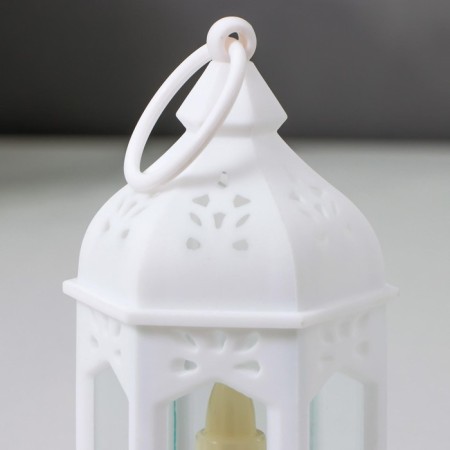 Nightlight "lantern with candles" LED from 3xlr44 batteries 6.3x5.5x11.5 cm Risalux-3
