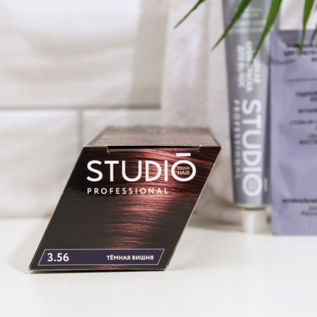Studio Professional Studio Professional Hair Cream 3D Holography, tone 3.56 dark cherry, 115 ml-3