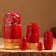 Matryoshka 5 puppet "Nelly" patterns, 15 cm, manual painting