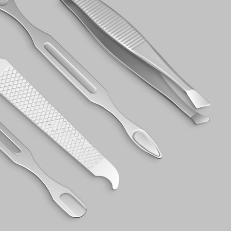 The manicure set "Gentleman", 6 items, in a case, multi -colored-3