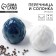 List and Solonka from ceramics "Artichoke", white and blue 6 x 6.5 cm, white-blue color