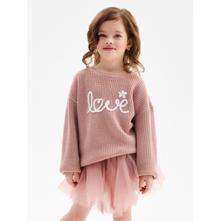 Джемпер детский KAFTAN Love р.32 (110-116 см), розовый