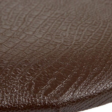 The chair "Elegy is soft", silver metallic/chocolate reptile-2