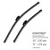 Airline wiper brushes, frameless 2 pcs, 2 type, 510/475 mm