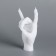 Figure candle "hand-koza", 10x4 cm, white