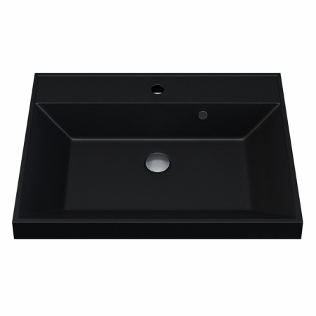 Sink uperwood Classic Quartz 60 cm, quartz, black matte, space-4