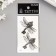 Tattoo on the body Black "Dragonfly-Klych" 10.5x6 cm