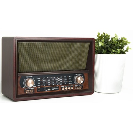 Radio receiver portable signal BZRP RP-340 Brown WSB Microsd-3