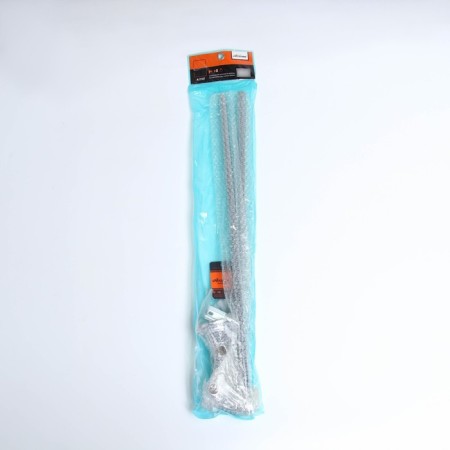 Holder for towels double, 60 cm, accoona a11107, color chromium-4