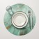 Serving napkin on the table "Stone", d = 38 cm, green color