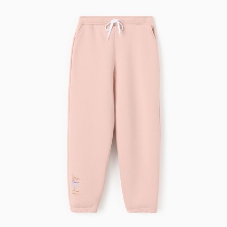 Children's pants Minaku: Exclusive Print, powder color, overSize growth 122 cm-4