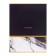 A4 notebook 80 sheets in the Calligrata cage "Blue marble with gold", cover coated cardboard, glossy lamination, offset block