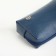 Cosmetic bag with lightning, textura, blue color