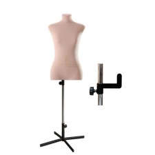 Манекен портновский Кристина, комплект Премиум, размер 52, цвет бежевый, подставка «Звезда» и магнит-трафарет