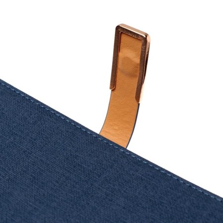 Organizer A5, with a knife, 100 sheets in a ruler, PVC cover, blue-1