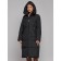 Coat insulated winter female, size 42, black color