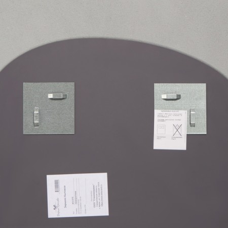 Wall mirror, rotary, 50x63 cm, with 3 plates-3