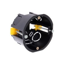 Installation box Luazon Lighting, 68x45 mm, IP20, for hollow walls, black