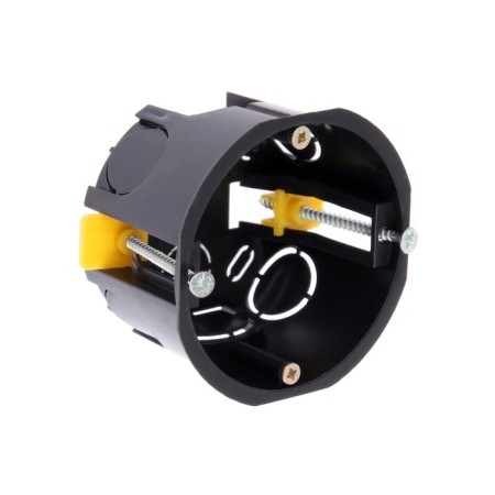 Installation box Luazon Lighting, 68x45 mm, IP20, for hollow walls, black