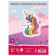 Color paper, A4, 16 sheets, 8 colors, non -stated, bilateral, on paper, 48 g/m², Minnie Mouse and unicorn