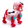 IQ DOG robot-pile, walks, sings, works from batteries, pink color