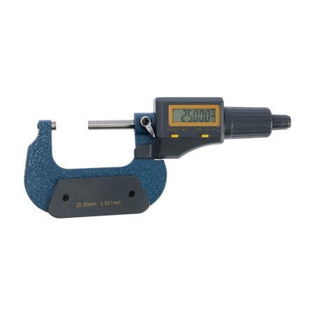 Micrometer electronic tundra, metal, range 25-50 mm, measurement step 0.001 mm-4